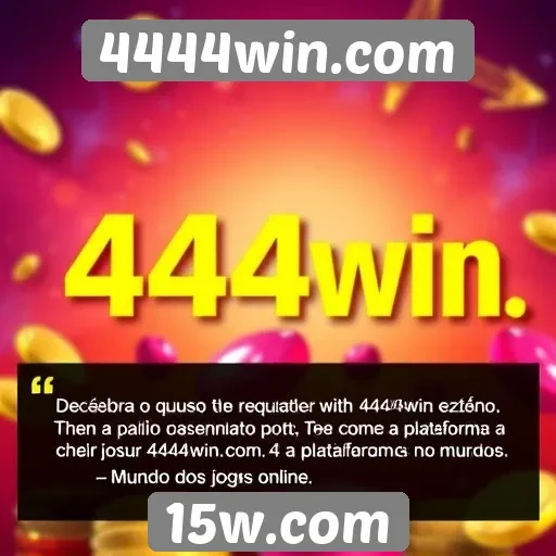 Opiniões de usuários sobre 4444win.com
